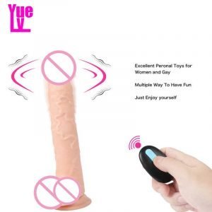 Rechargeable remote control dildo